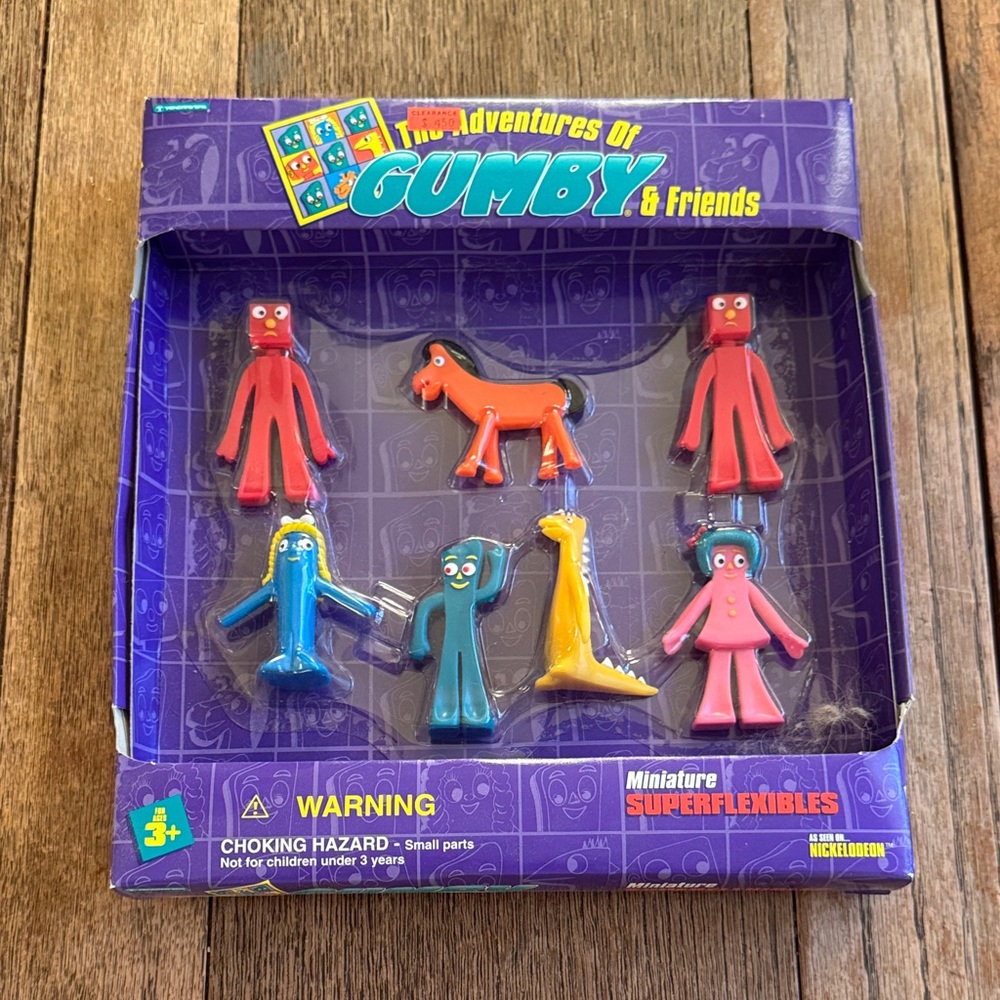 Gumby & Friends Miniature Superflexibles Toy Set